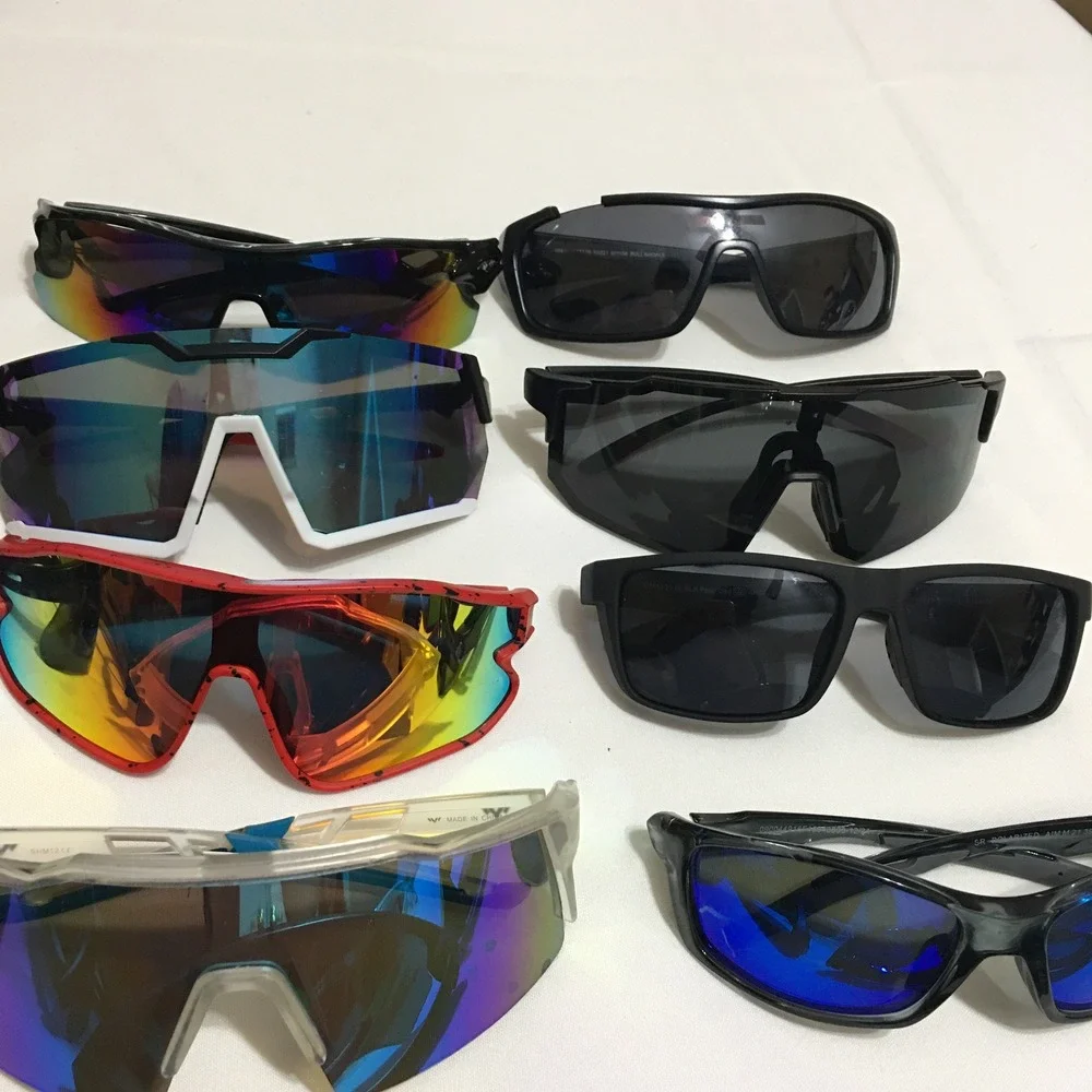 Lot of 23 Mixed Sunglasses Sport Wrap Fashion Unisex One Size Multicolor Bundle